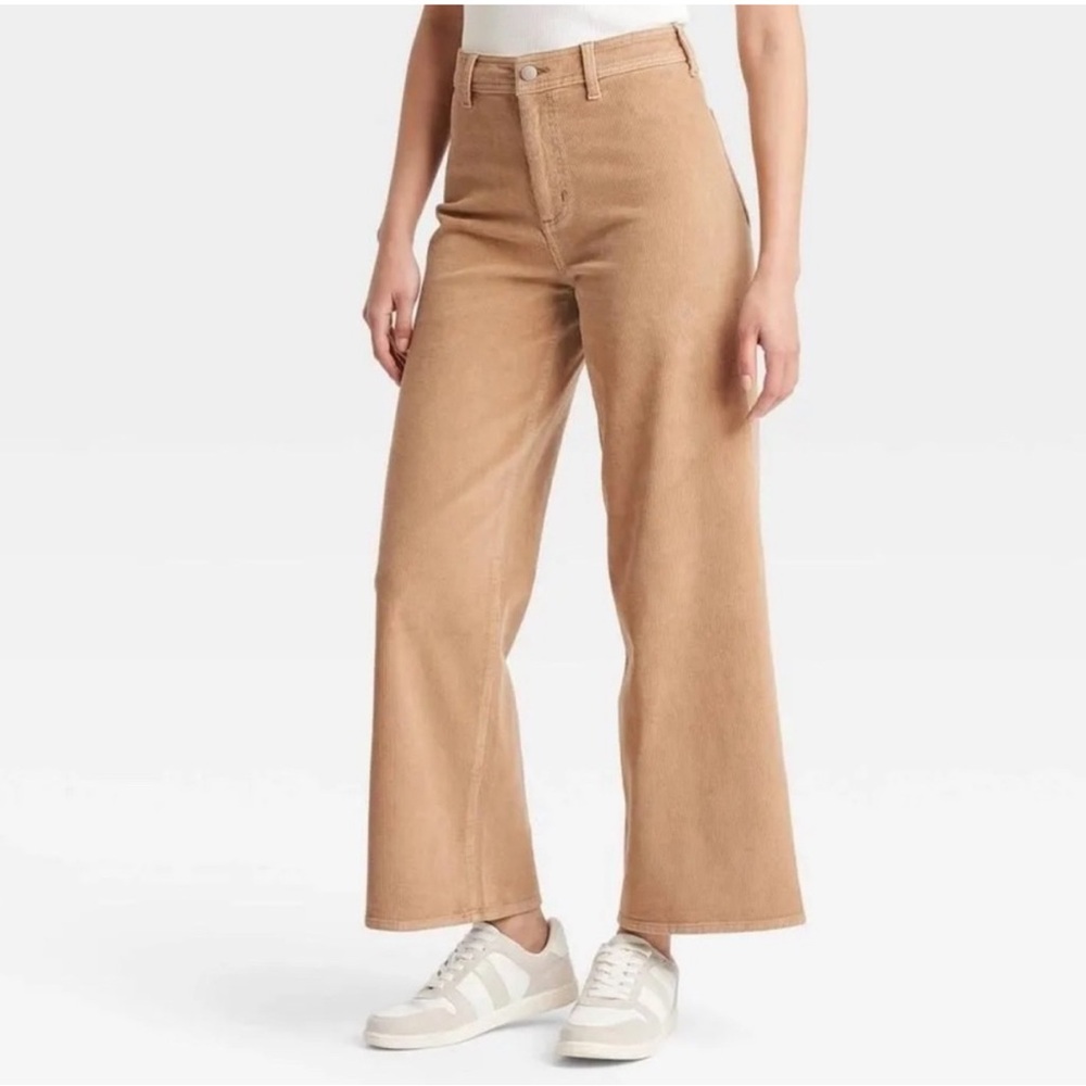 Universal Thread Wide Leg Pants in Camel Tan